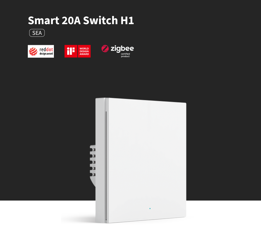 Aqara Smart 20A Wall Switch H1 (For Water Heaters, etc.) - Aqara Switches & Dimmers in India