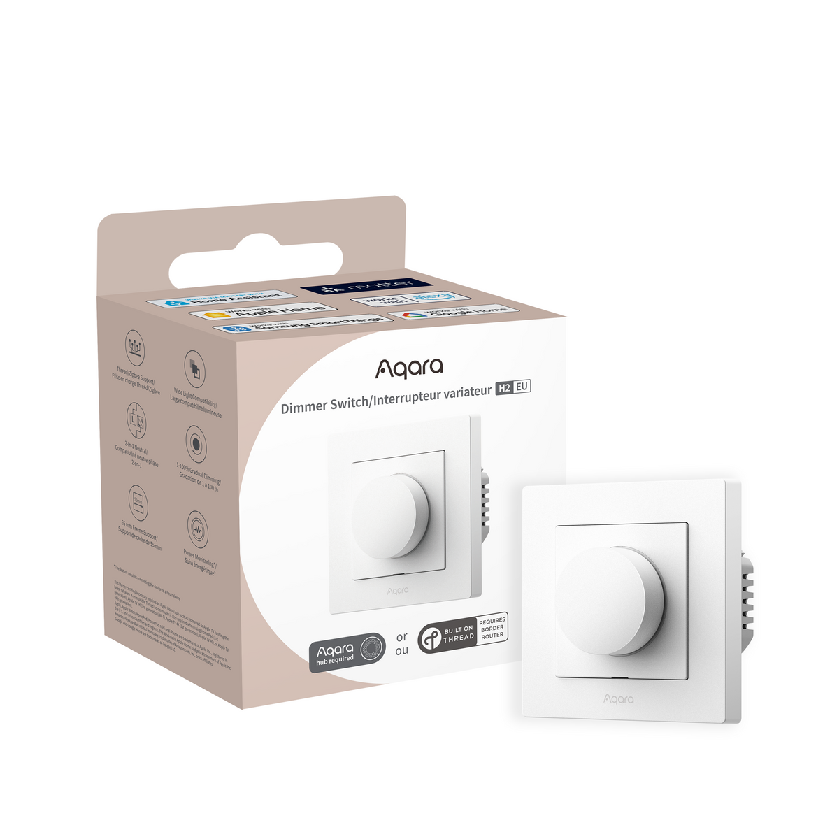 Aqara Dimmer Switch H2 EU - Aqara Switches & Dimmers in India - view 2