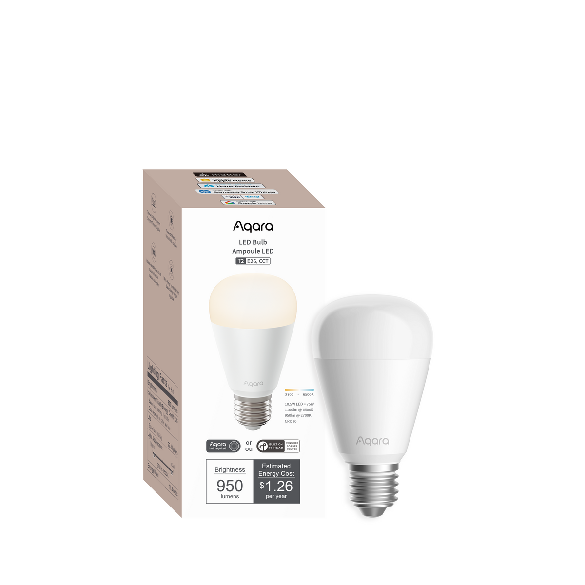Aqara LED Bulb T2 - Aqara Lighting in India - view 4