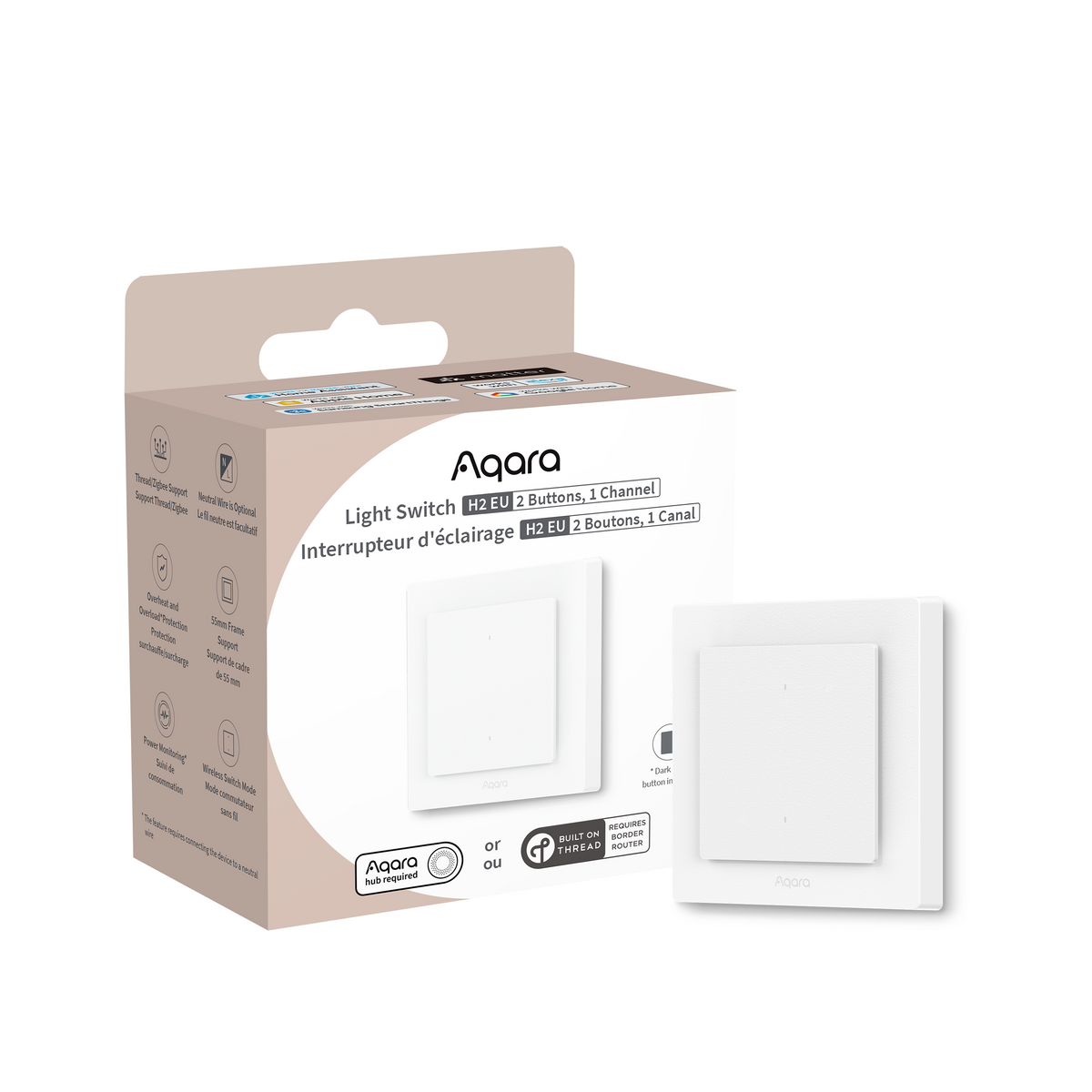 Aqara Smart Light Switch H2 EU - Aqara Switches & Dimmers in India