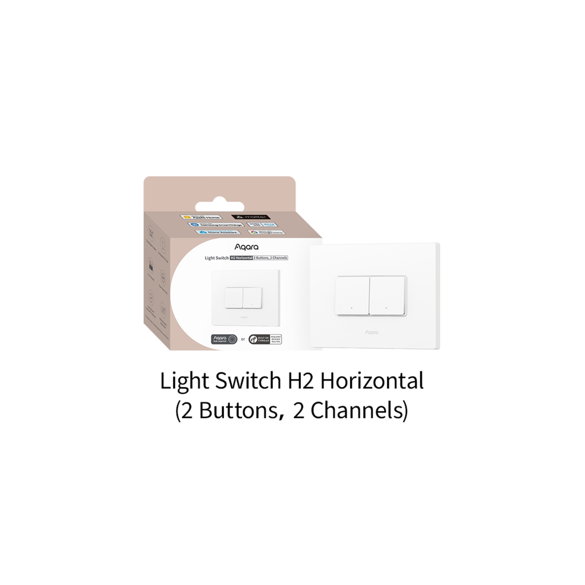Aqara Light Switch H2 Horizontal - Aqara Switches & Dimmers in India