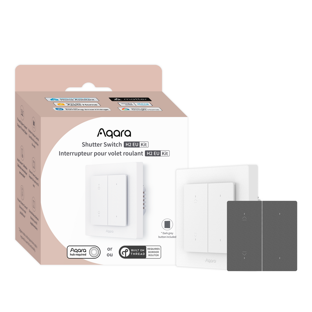 Aqara Shutter Switch H2 EU - Aqara Switches & Dimmers in India