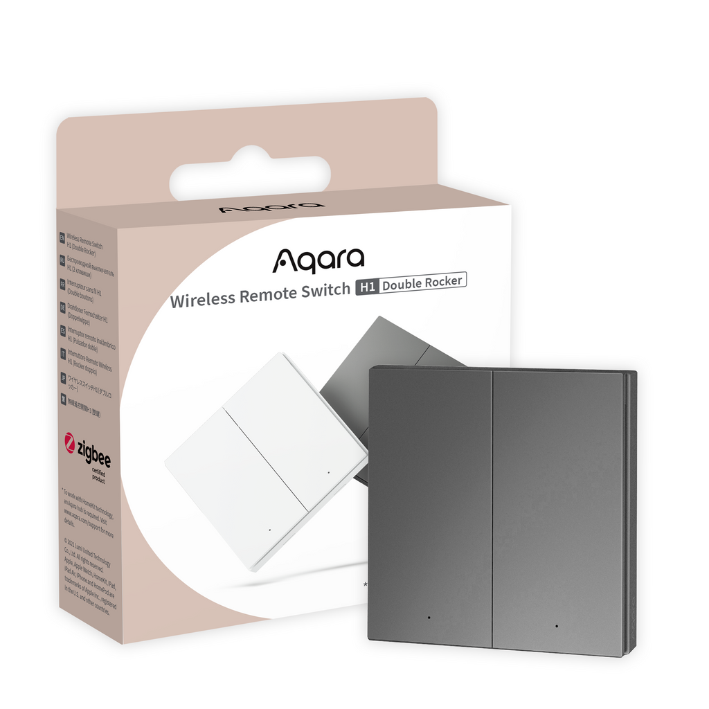 Aqara Wireless Remote Switch H1 (Double Rocker) - Aqara Switches & Dimmers in India - view 2